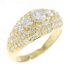 Nhẫn kim cương Pave K18YG 0.35CT