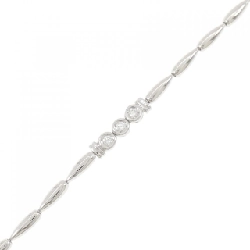 PT850 Ba viên đá quý Bạc đeo tay 0.12CT - Hàng hiệu Chính hãng