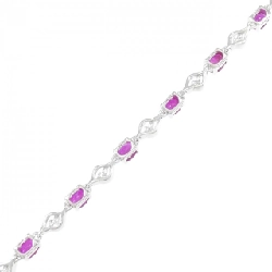 K18WG Nhẫn Ruby 3.46CT - Hàng hiệu Chính hãng 872505