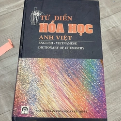 Từ điển Hóa Học Anh việt (rìa có bị dơ)