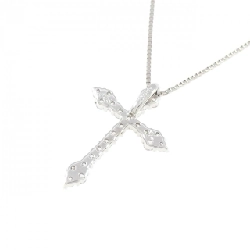 Dây chuyền kim cương PT900/PT850 chéo 0.35CT - Hàng hiệu chính hãng 861758