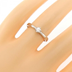 Nhẫn kim cương Solitaire PT900 0.10CT - Hàng hiệu Authentic 850547