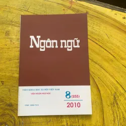 NGÔN NGỮ TẠP CHÍ NGÔN NGỮ SỐ 8 NĂM 2010