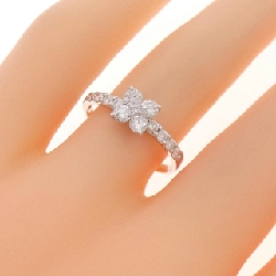 Nhẫn kim cương hoa K18WG 0.55CT - Hàng hiệu Authentic 849518