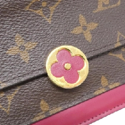 Ví xách tay Louis Vuitton Monogram Porte-Folio Fleur Chain M69578 622687