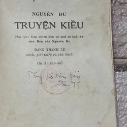 TRUYỆN KIỀU- Nguyễn Du -1972 - Đặng Thanh Lê -Văn chiêu hồn & thơ chữ Hán 539900