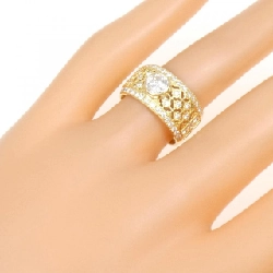 Nhẫn kim cương K18YG 0.603CT - Hàng hiệu Authentic 671669