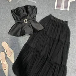 Váy cup ngực của thiết kế 