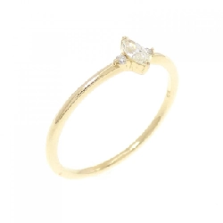 【Sản phẩm mới】Nhẫn kim cương K18YG 0.10CT