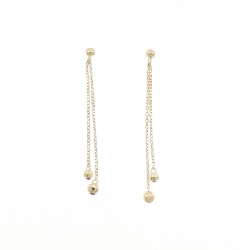 K18YG Bông tai - Hàng hiệu Authentic