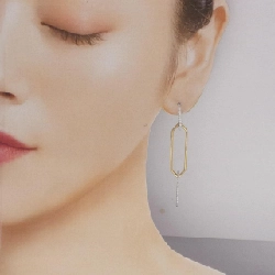 Bông tai kim cương K18WG/K18YG 0.34CT - Hàng hiệu Chính hãng 874539