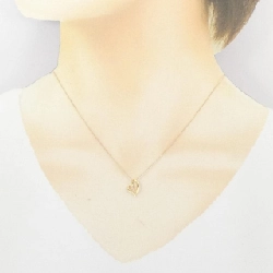 K18YG Dây chuyền kim cương hình trái tim 0.04CT - Hàng hiệu Chính hãng 860556