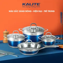 Bộ nồi chảo KALITE KL-336 inox cao cấp siêu bền đáy 5 lớp 791421