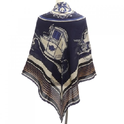 HERMES EX-LIBRIS H363791S Khăn choàng hình tam giác - Hàng hiệu Chính hãng 832992