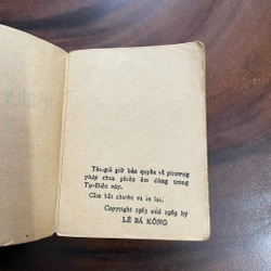 II Từ Điển Việt Anh (Loại bỏ túi) - Lê Bá Kông - ZIÊN HỒNG - 1969 463473
