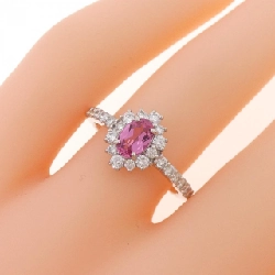 Nhẫn Spinel PT900 0.41CT 668102