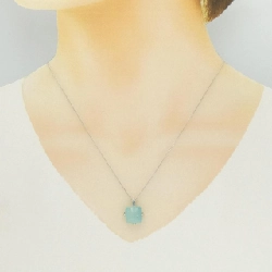 K18WG Đá ngọc bích Dây chuyền 8.28CT - Hàng hiệu Chính hãng 857731