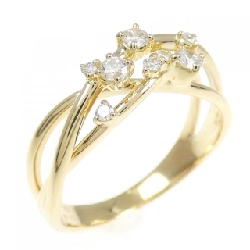 Nhẫn kim cương K18YG 0.20CT - Hàng hiệu Authentic