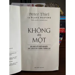 Zero to One (Không đến Một) – Peter Thiel & Blake Masters 558561