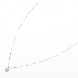 K18PG Solitaire Dây chuyền kim cương 0.13CT - Hàng hiệu Chính hãng 858647