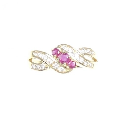 Nhẫn Ruby 18KTYG 0.22CT 672512