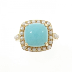 Nhẫn Turquoise K18YG 3.6CT - Hàng hiệu Chính hãng 850930