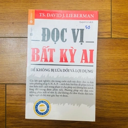 sách: Đọc Vị Bất Kỳ Ai - TS David J Lieberman #TAKE