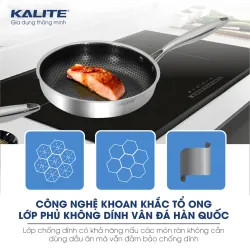 Chảo KALITE KL-326 inox 3 lớp triply – dẫn và giữ nhiệt tốt 956961