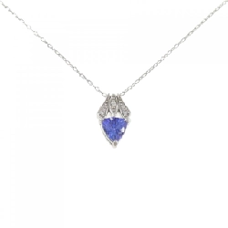 Dây chuyền Tanzanite PT900/PT850 0.92CT - Hàng hiệu Chính hãng