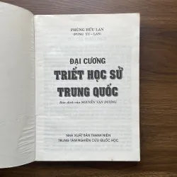 Đại cương Triết Học Sử Trung Quốc - Phùng Hữu Lan 936373