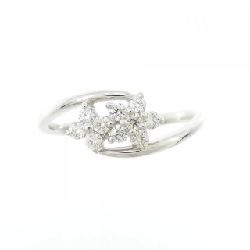 【新品】Nhẫn kim cương hoa PT 0.20CT 672511