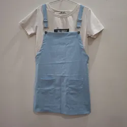 Chân váy phối áo thun 606291