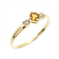 Nhẫn Citrine K18YG - Hàng hiệu Chính hãng
