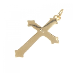 K18YG Mặt dây chuyền hình chữ thập - Hàng hiệu Chính hãng 864127