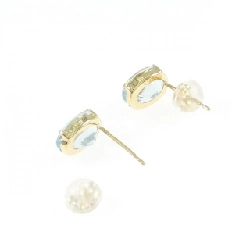 K18YG Aquamarine Bông tai 2.00CT - Hàng hiệu Chính hãng 864404