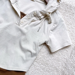 Áo kiểu croptop có mũ 444902