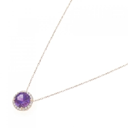 K18PG Mặt dây chuyền Amethyst 1.62CT - Hàng hiệu Chính hãng 860915