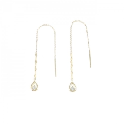 K18YG Bông tai kim cương - Hàng hiệu Chính hãng 875501