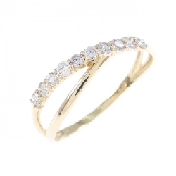 【Sản phẩm mới】Nhẫn kim cương K18YG 0.20CT