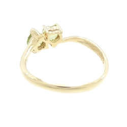 Nhẫn Peridot K18YG hình trái tim 670145