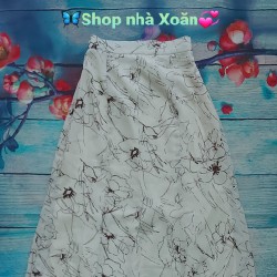 Chân váy dài, dáng A 2 lớp 10971