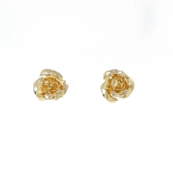 K18YG Bông tai hồng - Hàng hiệu Authentic