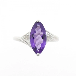 Nhẫn Amethyst K18WG - Hàng hiệu Authentic 851647