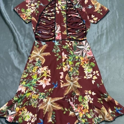 Váy đầm hoa thanh lịch size size m 445907