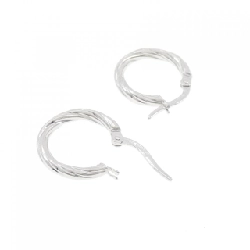 Bông tai hoop 750WG - Hàng hiệu Authentic 870003