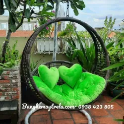 Ghế xích đu nhựa giả mây 789435