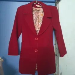 Áo dạ nữ , màu đỏ đô 784238