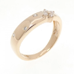 Nhẫn kim cương hoa K18PG - Hàng hiệu Authentic