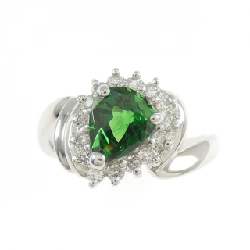 Nhẫn Garnet Xanh PT900 0.94CT 670002