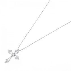 K18WG Dây chuyền kim cương hình chữ thập 0.30CT - Hàng hiệu Chính hãng 863443